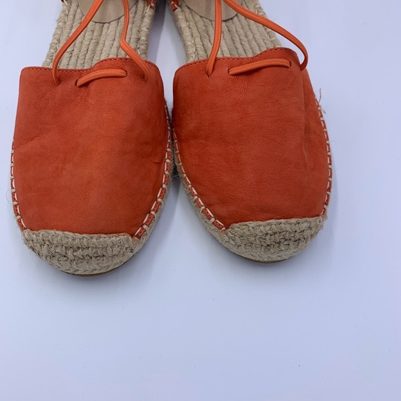 Eileen Fisher Orange Lace Espadrille Sz 8 - Picture 8 of 16